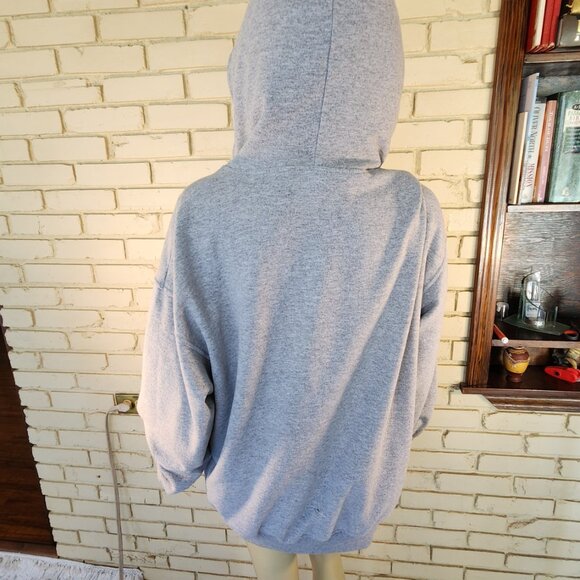 Mens Hoodie USMC Gray By Fruit of the Loom Xl - Picture 5 of 5